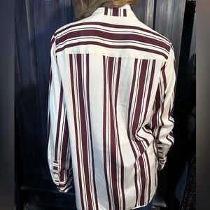 TORY BURCH - Silk button down SIZE 10